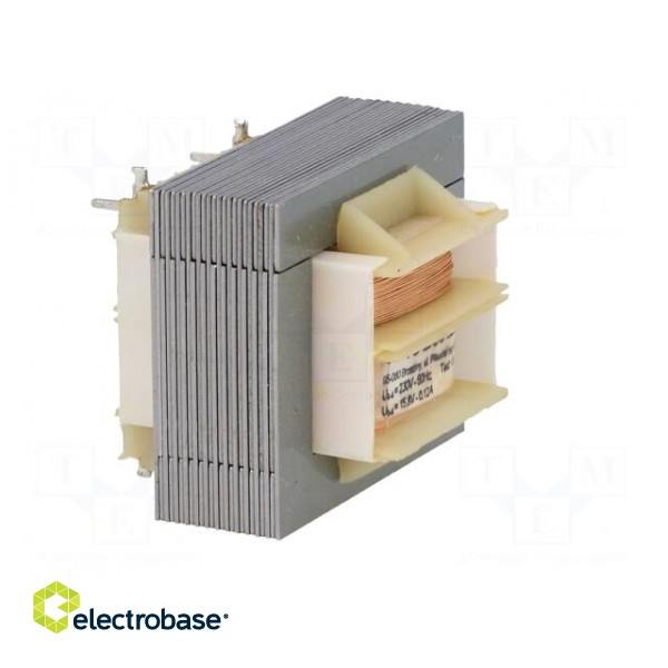 Transformer: mains | 2VA | 230VAC | 15.8V | 120mA | screw type | IP00 image 9