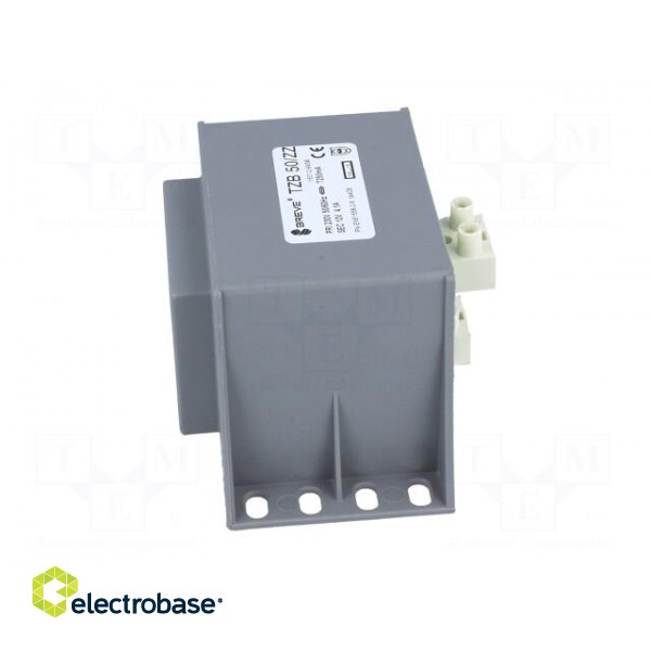 Transformer: encapsulated | 50VA | 230VAC | 12V | Mounting: screw type image 5