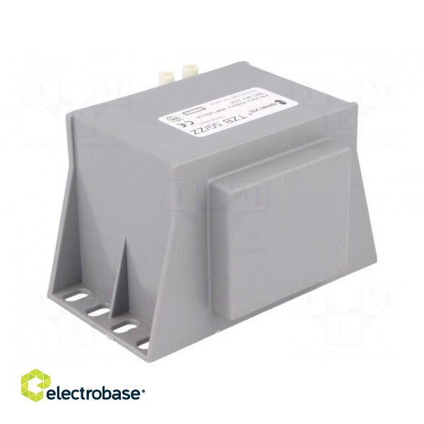 Transformer: encapsulated | 50VA | 230VAC | 24V | screw type | IP00 image 1