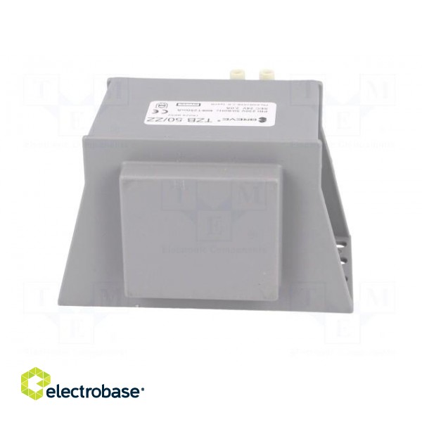 Transformer: encapsulated | 50VA | 230VAC | 24V | screw type | IP00 image 3