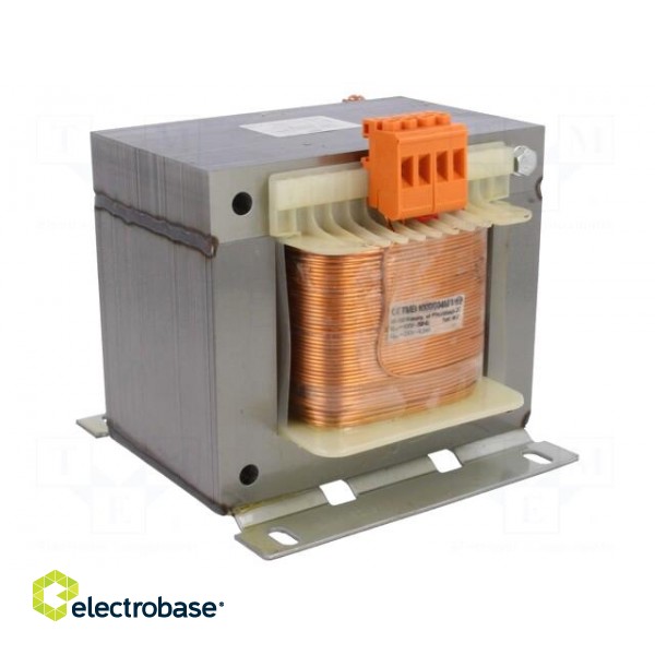 Transformer: mains | 1000VA | 400VAC | 230V | Leads: terminal block image 1