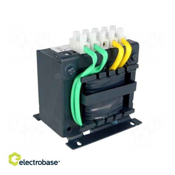 Transformer: mains | 100VA | 230VAC | 42V | Leads: terminal block | IP00 image 1