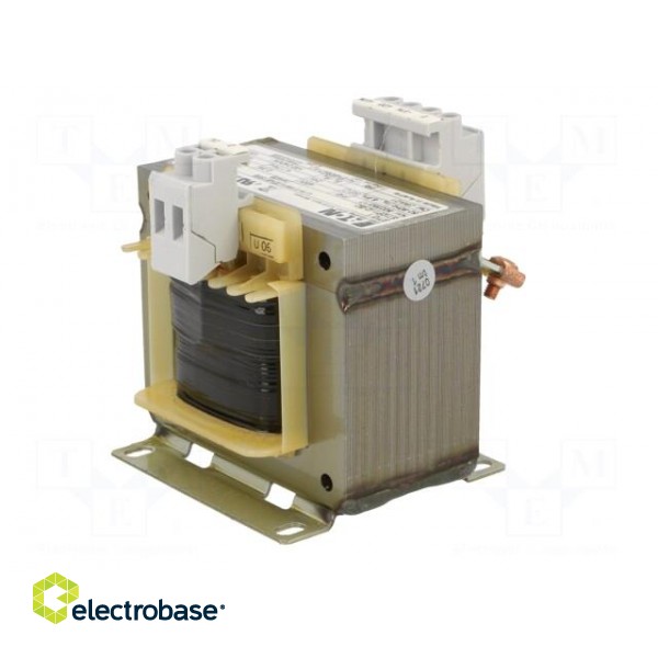 Transformer: mains | 100VA | 400VAC | 24V | Leads: terminal block | IP00 image 8