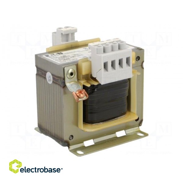 Transformer: mains | 100VA | 400VAC | 24V | Leads: terminal block | IP00 image 1