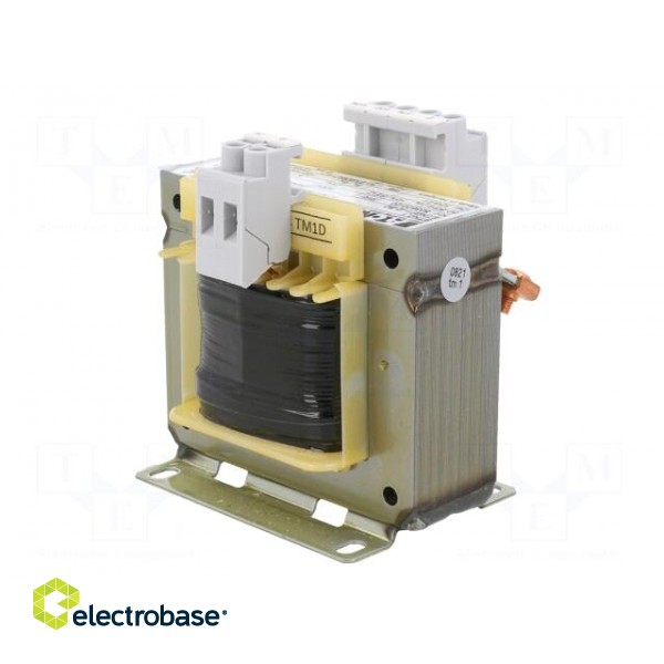 Transformer: mains | 100VA | 400VAC | 24V | Leads: terminal block | IP00 image 8