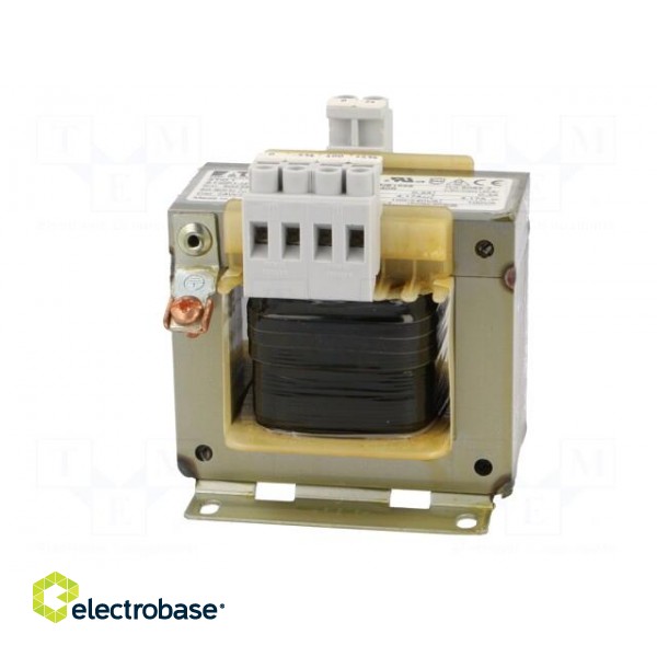 Transformer: mains | 100VA | 400VAC | 24V | Leads: terminal block | IP00 image 3