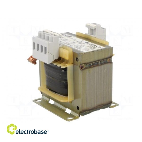 Transformer: mains | 100VA | 400VAC | 24V | Leads: terminal block | IP00 image 4