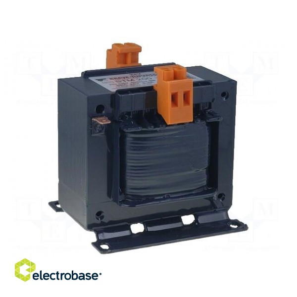 Transformer: mains | 200VA | 400VAC | 24V | Leads: terminal block | IP00