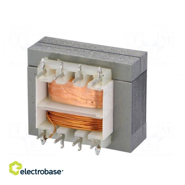 Transformer: mains | 2VA | 230VAC | 3.5V | 0.58A | Leads: for PCB | IP00 image 6
