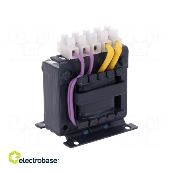 Transformer: mains | 30VA | 230VAC | 24V | Leads: terminal block | 0.8kg paveikslėlis 1