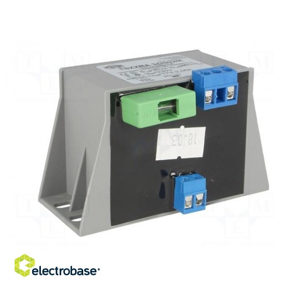 Transformer: mains | 35VA | 230VAC | 17V | 2.06A | Leads: terminal block image 6