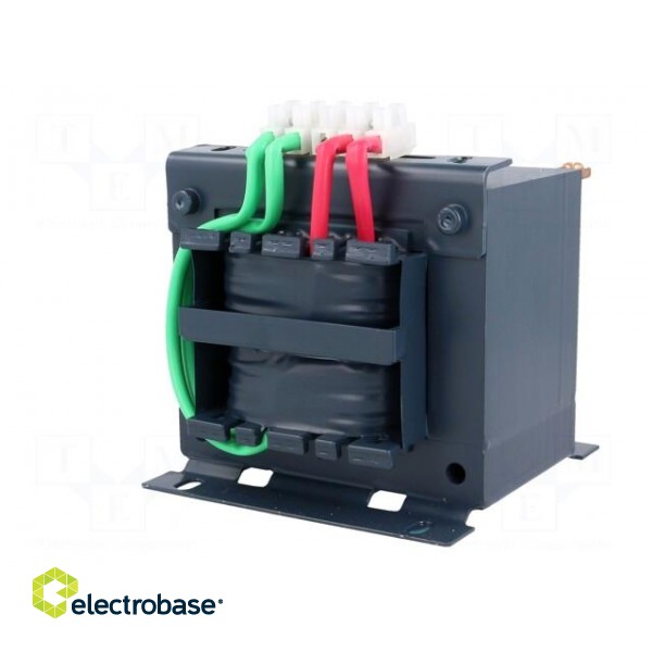 Transformer: mains | 400VA | 230VAC | 110V | Leads: terminal block фото 3