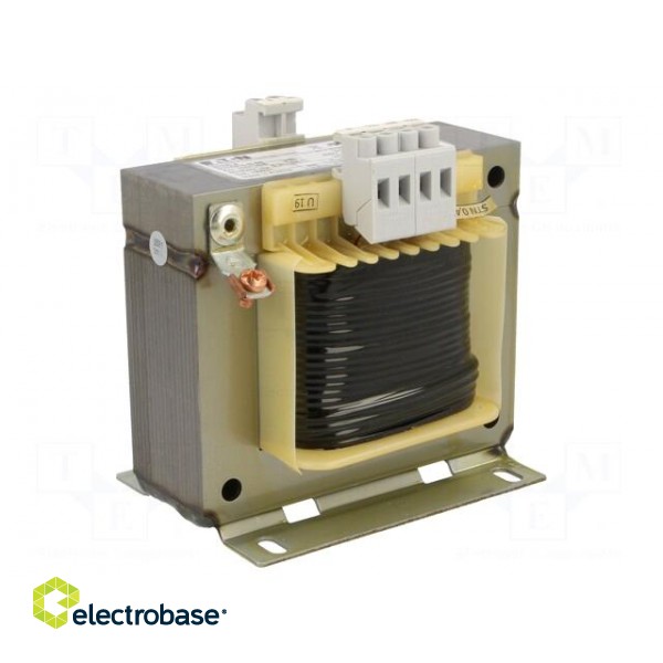 Transformer: mains | 400VA | 400VAC | 24V | Leads: terminal block | IP00 image 1