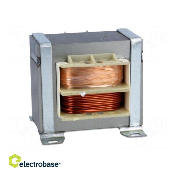 Transformer: mains | 40VA | 230VAC | 12V | 3.3A | Leads: solder lugs paveikslėlis 6