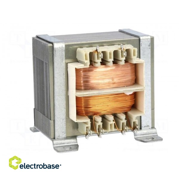 Transformer: mains | 40VA | 230VAC | 24V | 24V | 0.85A | 0.85A | IP00 image 5