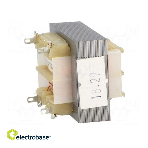 Transformer: mains | 4VA | 230VAC | 7V | 0.3A | Leads: solder lugs | IP00 image 4