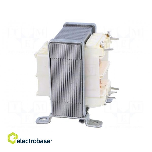 Transformer: mains | 4VA | 230VAC | 9V | 9V | 0.22A | 0.22A | Leads: for PCB image 5