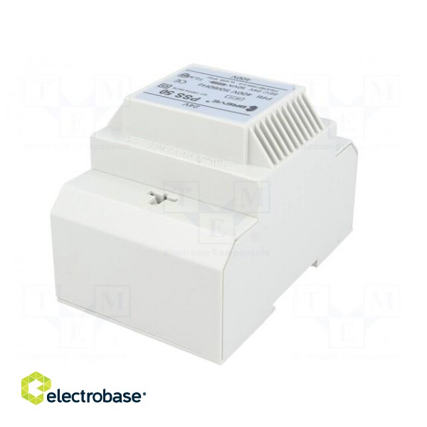 Transformer: mains | 50VA | 400VAC | 24V | IP30 | Mounting: DIN | 1.1kg image 6