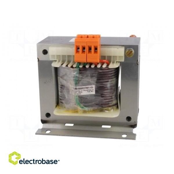 Transformer: mains | 600VA | 230VAC | 24V | Leads: terminal block | 7kg image 3