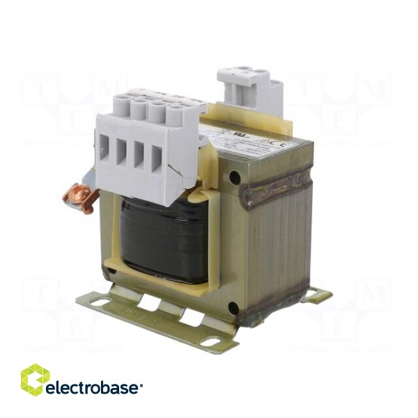 Transformer: mains | 60VA | 230VAC | 24V | Leads: terminal block | IP00 image 4