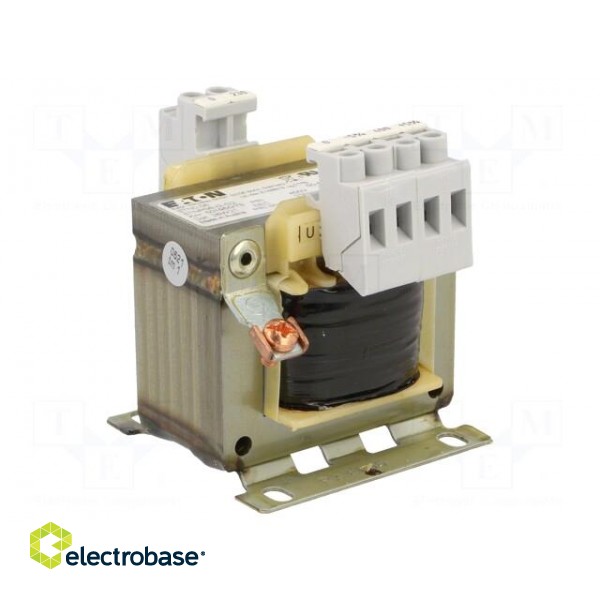 Transformer: mains | 60VA | 400VAC | 230V | Leads: terminal block | IP00 image 1