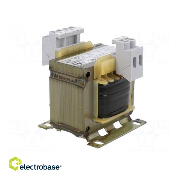 Transformer: mains | 60VA | 400VAC | 24V | Leads: terminal block | IP00 image 6