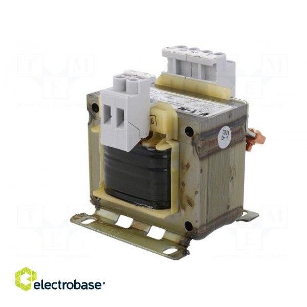 Transformer: mains | 60VA | 400VAC | 24V | Leads: terminal block | IP00 image 8