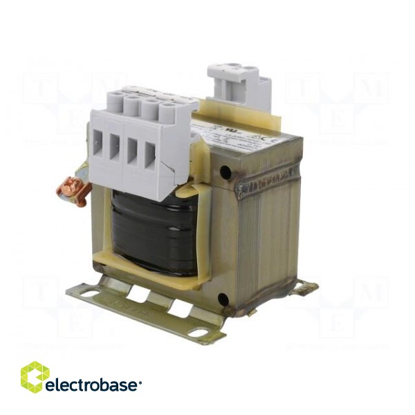 Transformer: mains | 60VA | 400VAC | 24V | Leads: terminal block | IP00 image 4