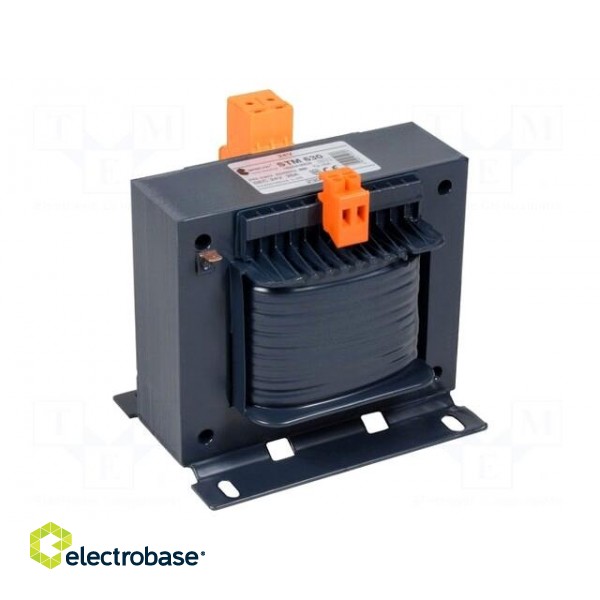 Transformer: mains | 630VA | 400VAC | 230V | Leads: terminal block