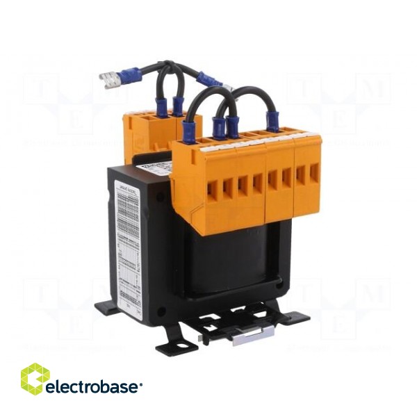 Transformer: mains | 63VA | 115V | 115V | Leads: terminal block | IP00 image 1