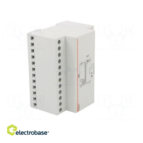 Transformer: mains | 63VA | 230VAC | 12V | 24V | Leads: terminal block image 8