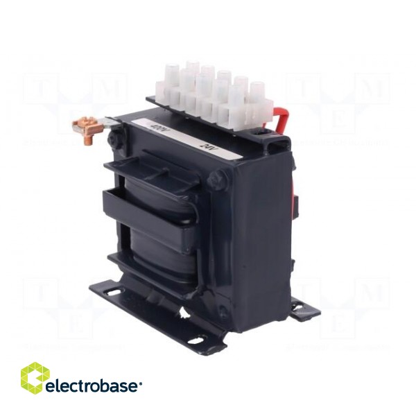 Transformer: mains | 63VA | 400VAC | 24V | Leads: terminal block | 1.2kg image 8