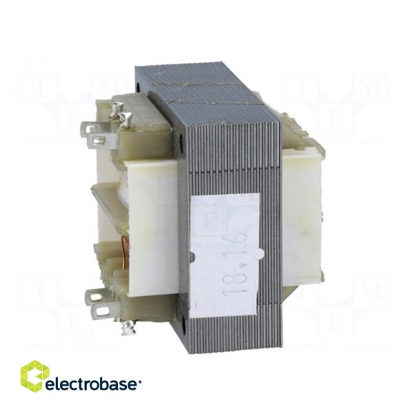 Transformer: mains | 6VA | 230VAC | 12V | 500mA | Leads: solder lugs image 4