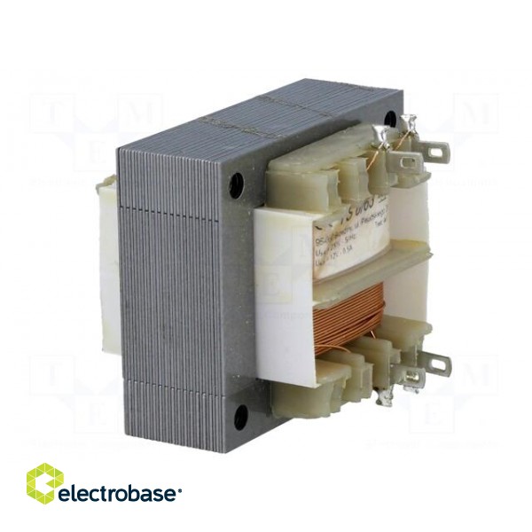 Transformer: mains | 6VA | 230VAC | 12V | 0.5A | Leads: solder lugs | IP00 image 9