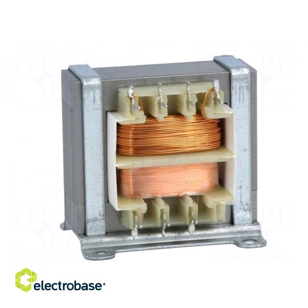 Transformer: mains | 6VA | 230VAC | 15.5V | 300mA | Leads: for PCB | IP00 image 6