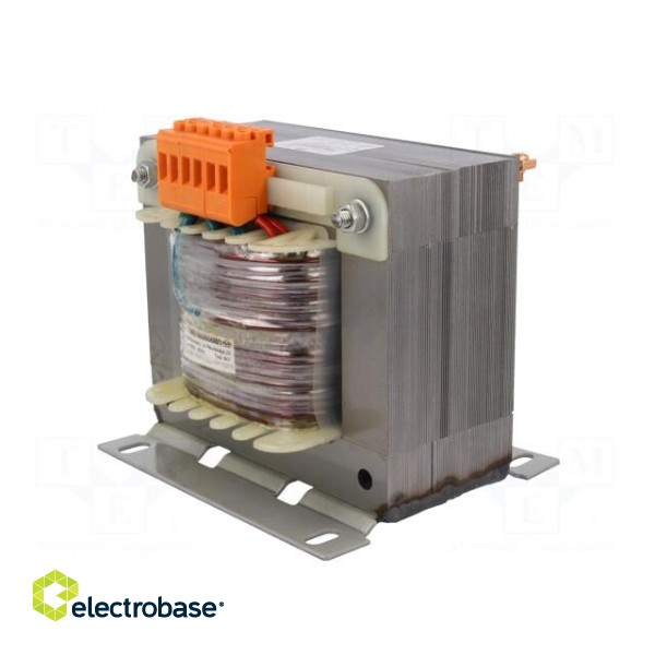 Transformer: mains | 800VA | 230VAC | 24V | 24V | Leads: terminal block image 8