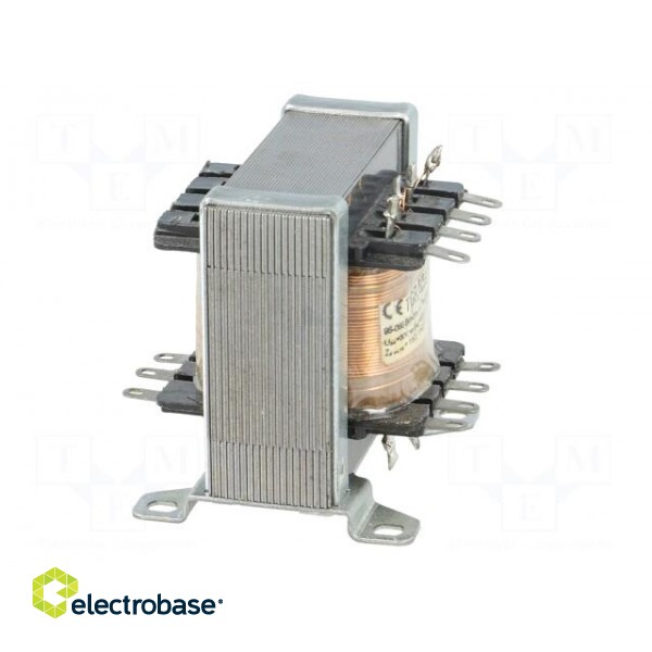 Transformer: speaker | 30/100/120VAC | 15Ω | 0.08÷15kHz image 9