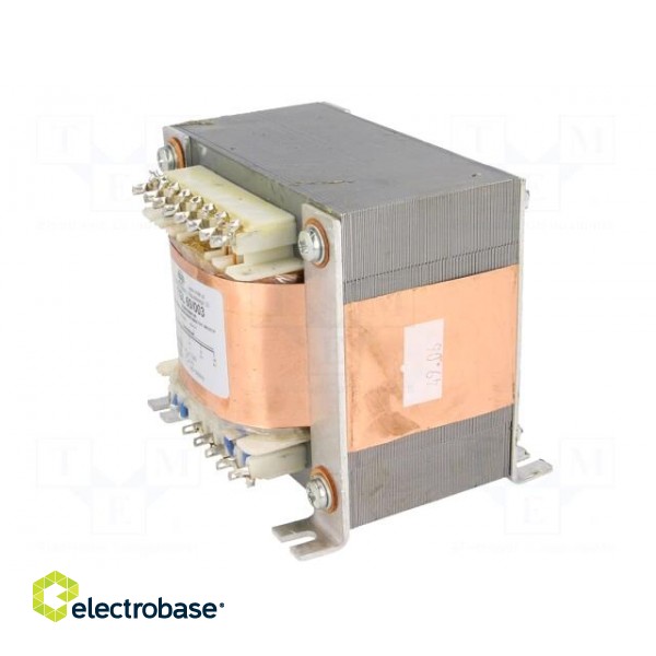 Transformer: speaker | 60VA | Sec.winding imped: 4Ω | 0.04÷15kHz paveikslėlis 4