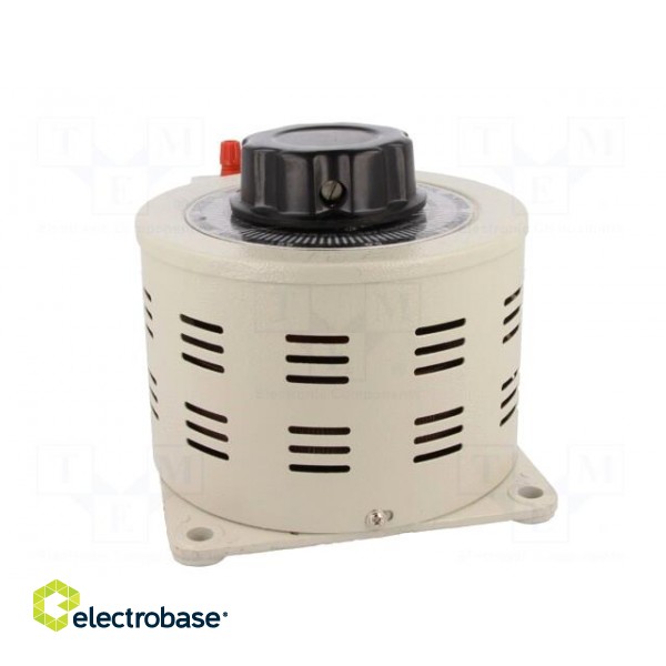 Variable autotransformer | 230VAC | Uout: 0÷260V | 3.8A | screw type image 5