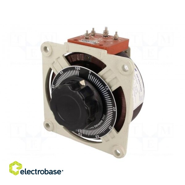Variable autotransformer | 230VAC | Uout: 0÷260V | 5A | on panel image 1
