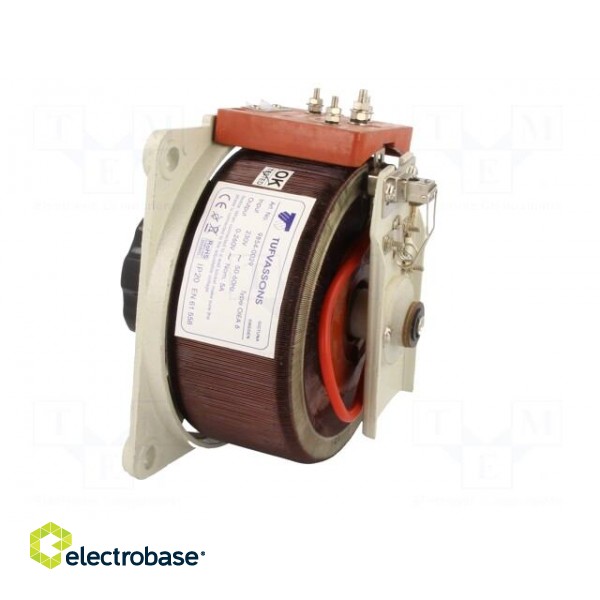 Variable autotransformer | 230VAC | Uout: 0÷260V | 5A | on panel image 4