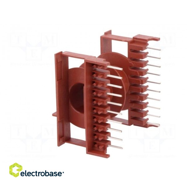 Coilformer: with pins | Mat: plastic | No.of term: 20 | Mounting: THT image 4