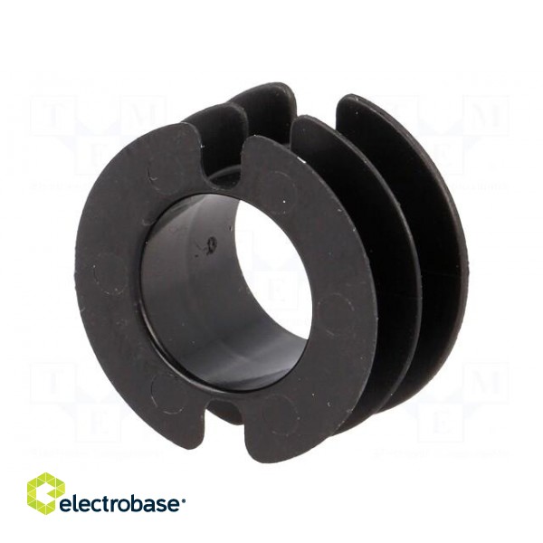 Coil former: without pins | polyamide | soldered | P26/16-3F3 image 1
