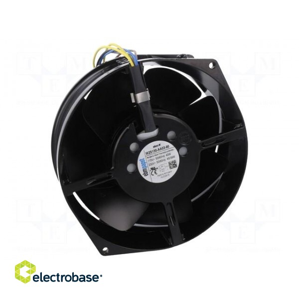 Fan: AC | axial | 115/230VAC | Ø162x55mm | 345m3/h | ball bearing | IP20 image 1