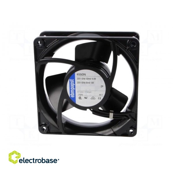 Fan: AC | axial | 230VAC | 119x119x38mm | 145m3/h | 44dBA | slide bearing image 3