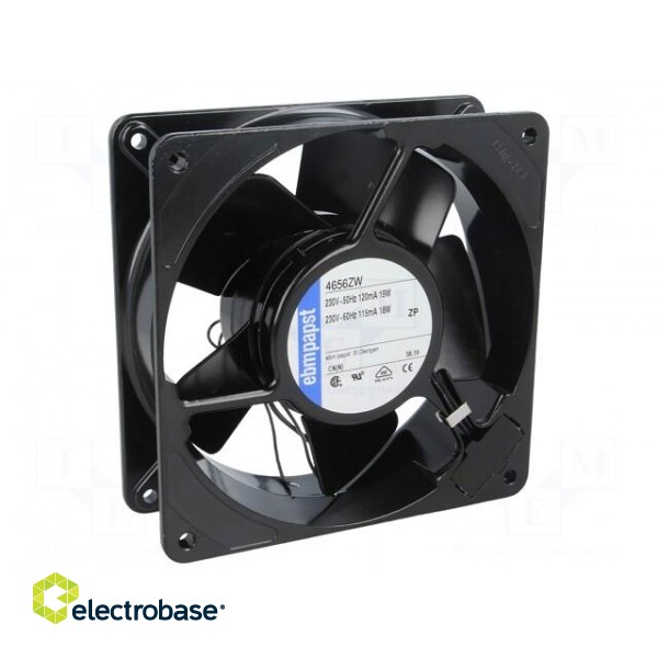 Fan: AC | axial | 230VAC | 119x119x38mm | 152m3/h | 45dBA | ball bearing paveikslėlis 1