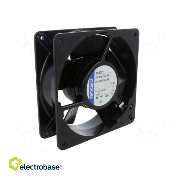 Fan: AC | axial | 230VAC | 119x119x38mm | 157.8m3/h | 40dBA | 2650rpm image 2