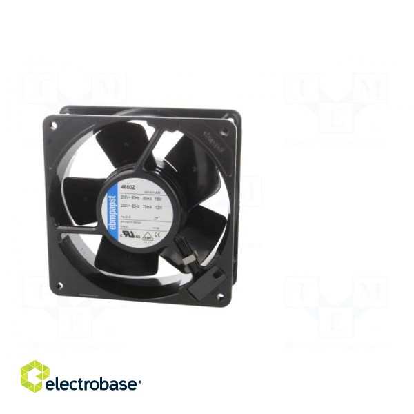 Fan: AC | axial | 230VAC | 119x119x38mm | 98.4m3/h | 26dBA | 1700rpm | 50Hz image 3