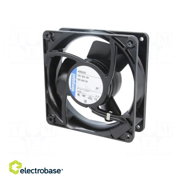 Fan: AC | axial | 230VAC | 119x119x38mm | 98.4m3/h | 32dBA | 1800rpm | 50Hz image 3