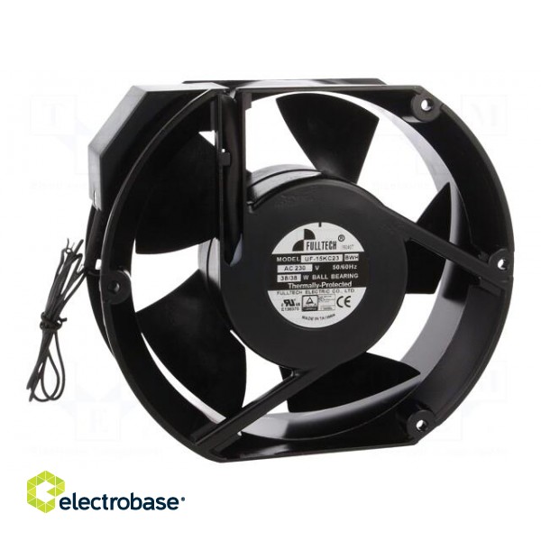 Fan: AC | axial | 230VAC | 172x150x55mm | 408m3/h | 55dBA | ball bearing image 1